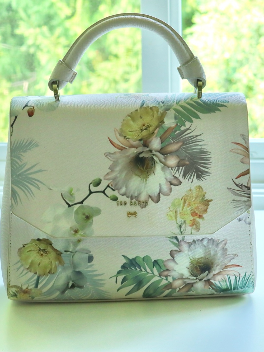 Ted Baker London Cream Floral Bag - Picture 2 of 5